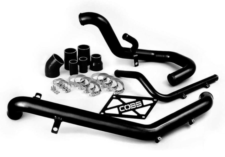 COBB 752550-BK MITSUBISHI Hard Pipe Kit for Evo X - Stealth Black Photo-0