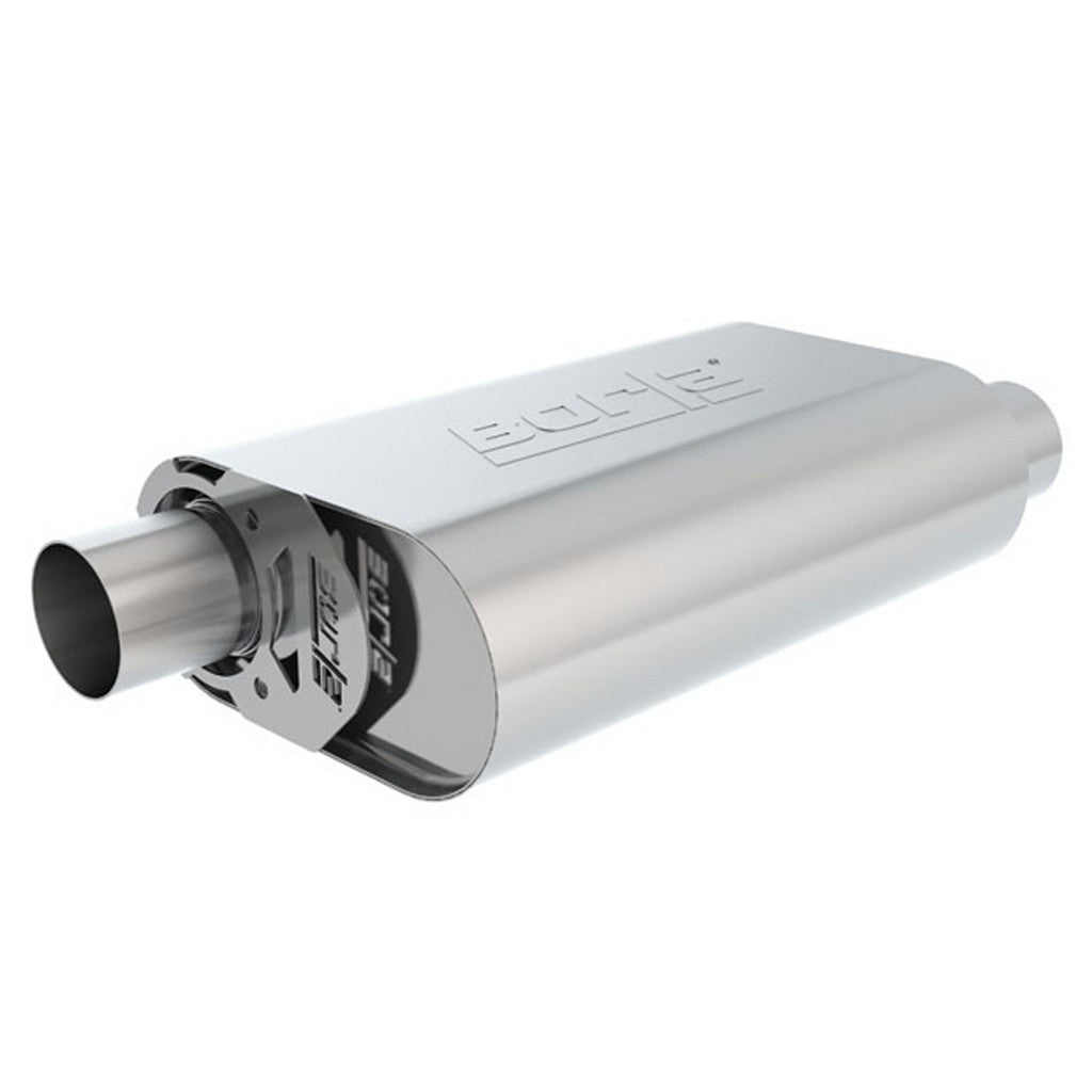 BORLA 400822 Crate Mufflers S-Type 2.5" x 2.5" GM Stock 283 / 327 / 350 CID Photo-0