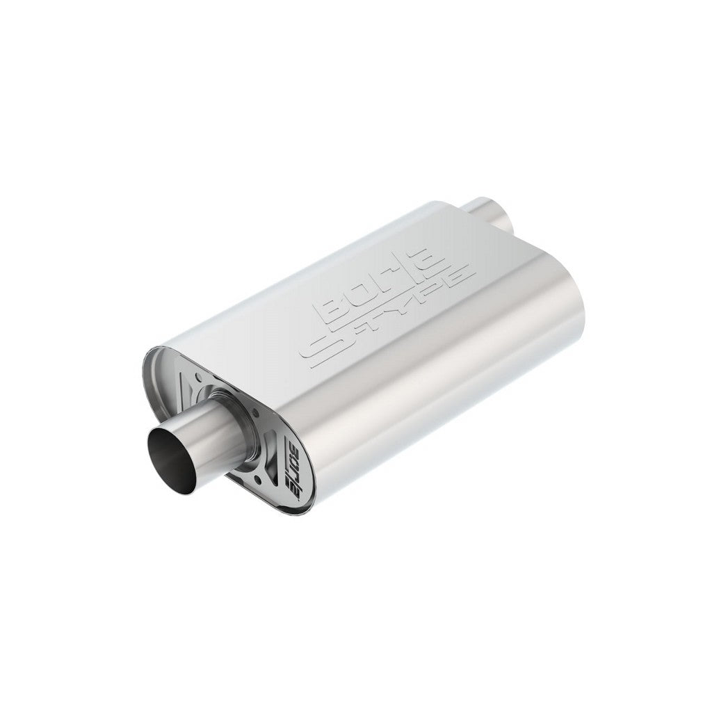 BORLA 400843 Crate Mufflers S-Type 3.0" x 3.0" GM Hot 350,383 CID Photo-0