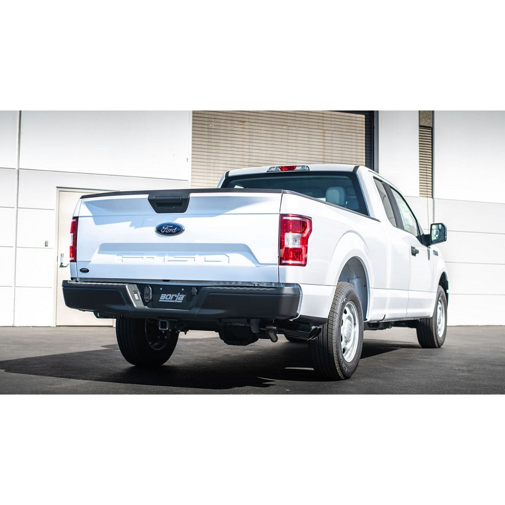 BORLA 140618BC Cat-Back "S-Type" 3", 2.25" D RD RL AC 4" RD x 12" FORD F-150 TRUCKS 2.7L / 3.5L V6 Ecoboost / 5.0L V8 AT / MT Photo-1