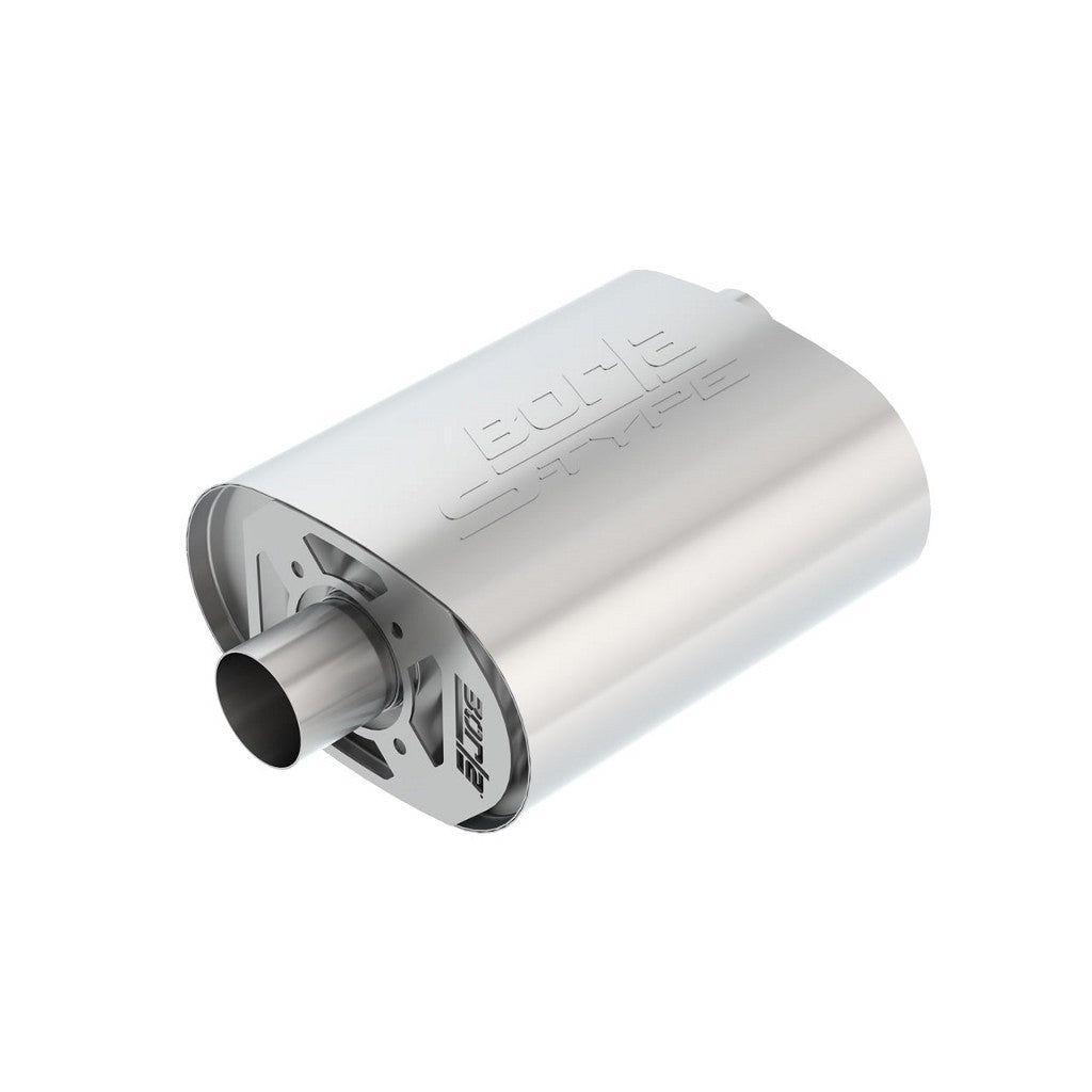 BORLA 400855 Crate Mufflers S-Type 2.5" x 2.5" FORD COYOTE 5.0L Photo-0