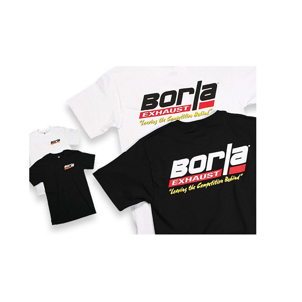 BORLA 21210 T-SHIRTS with BORLA MOTORSPORTS LOGO, MEN White, Size X-Large Photo-0