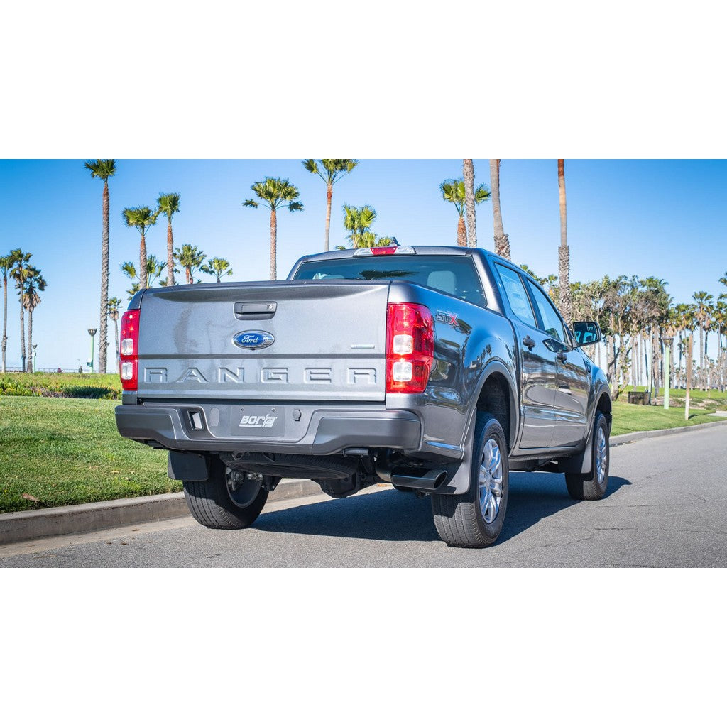 BORLA 140788BC Cat-Back "S-Type" 2.75" S RD RL AC 4" RD x 12" FORD RANGER XL, XLT, Lariat 2.3L i4 AT Photo-1