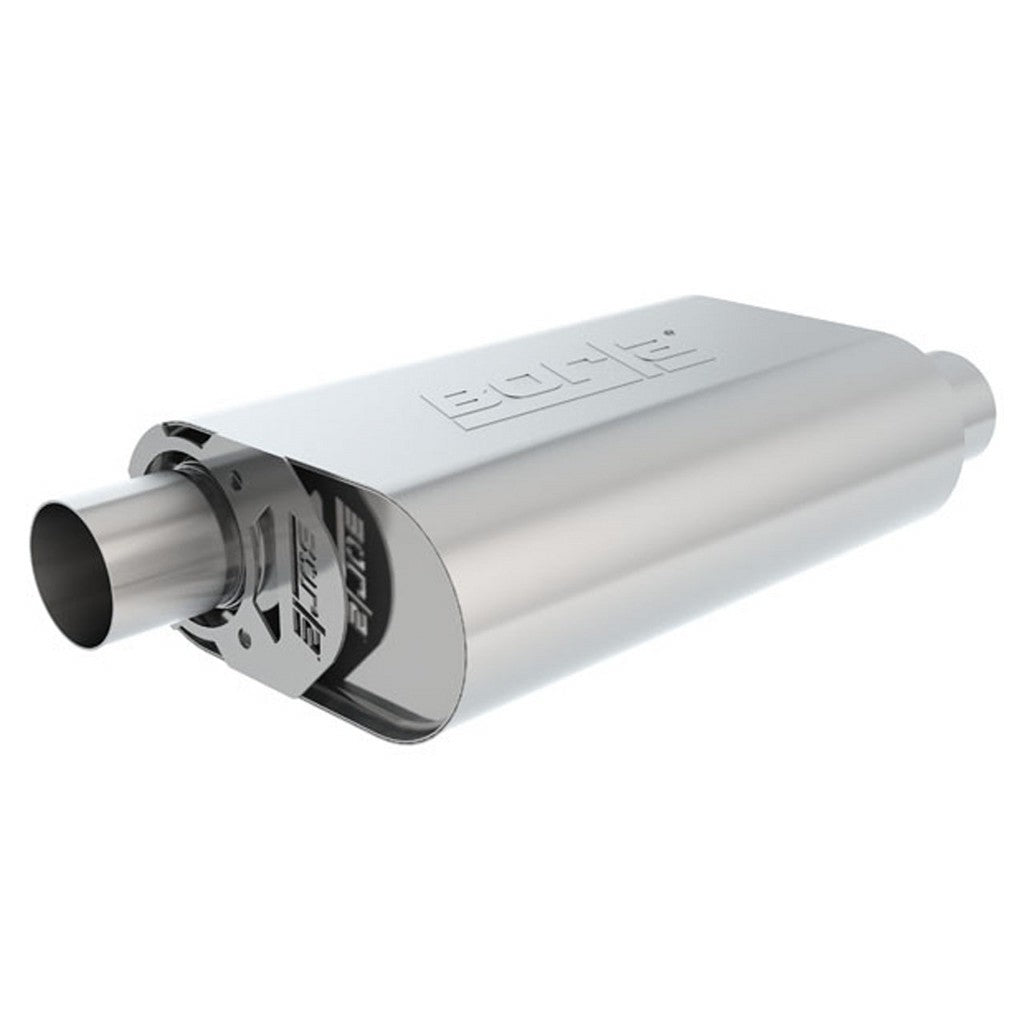 BORLA 400823 Crate Mufflers ATAK 2.5" x 2.5" GM Stock 283 / 327 / 350 CID Photo-0
