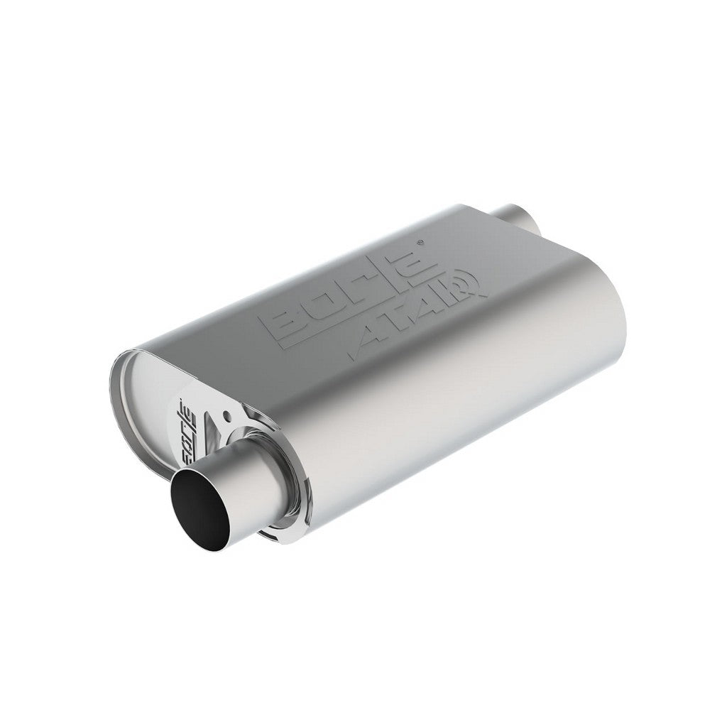 BORLA 400947 Crate Mufflers ATAK 2.5" x 2.5" GM Stock 6.2L LS3 Photo-0