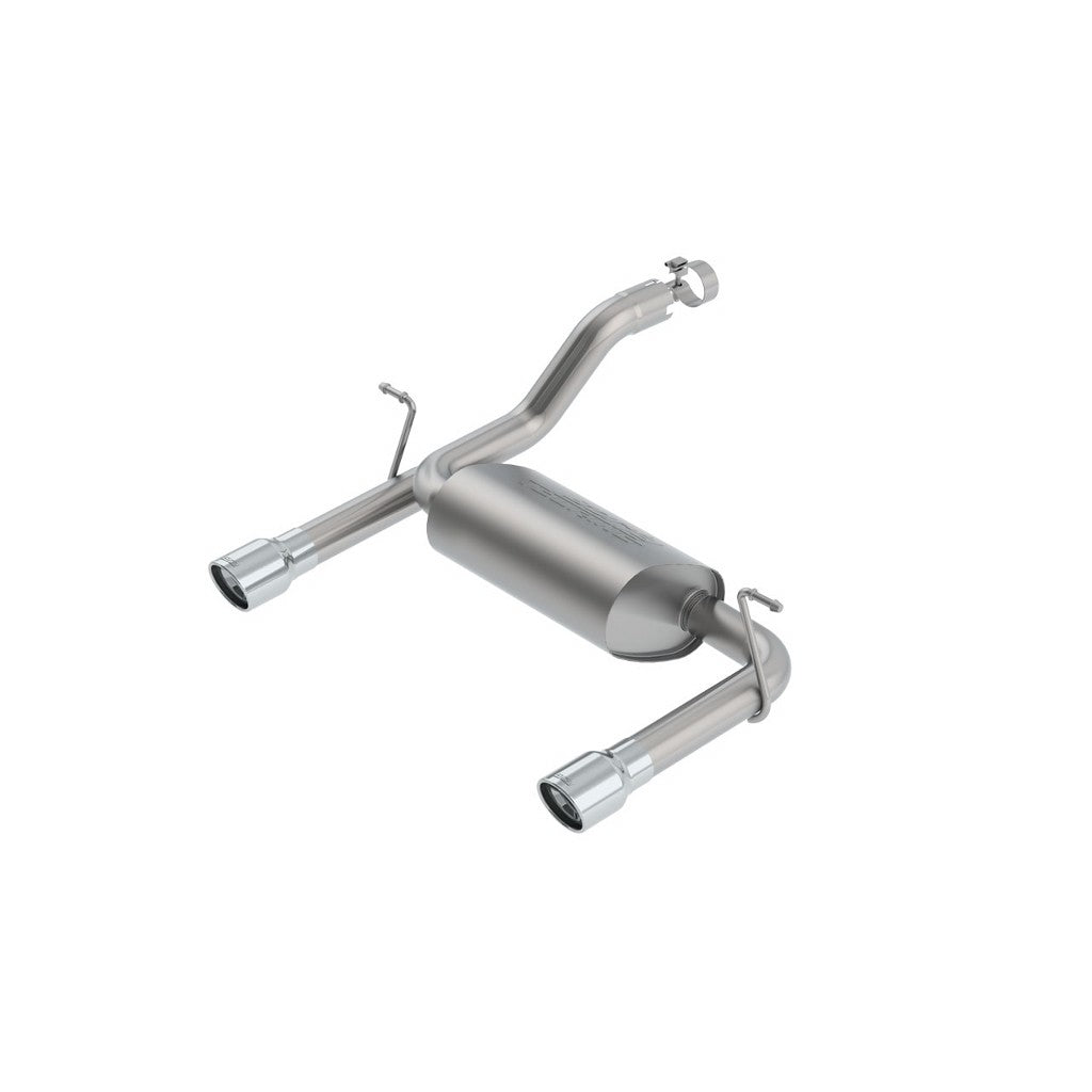 BORLA 11955 Exhaust System Axle-Back Touring, 2.5" (3.5" Tips) for JEEP Wrangler 3.6L (JL / JLU) 2018- Photo-0