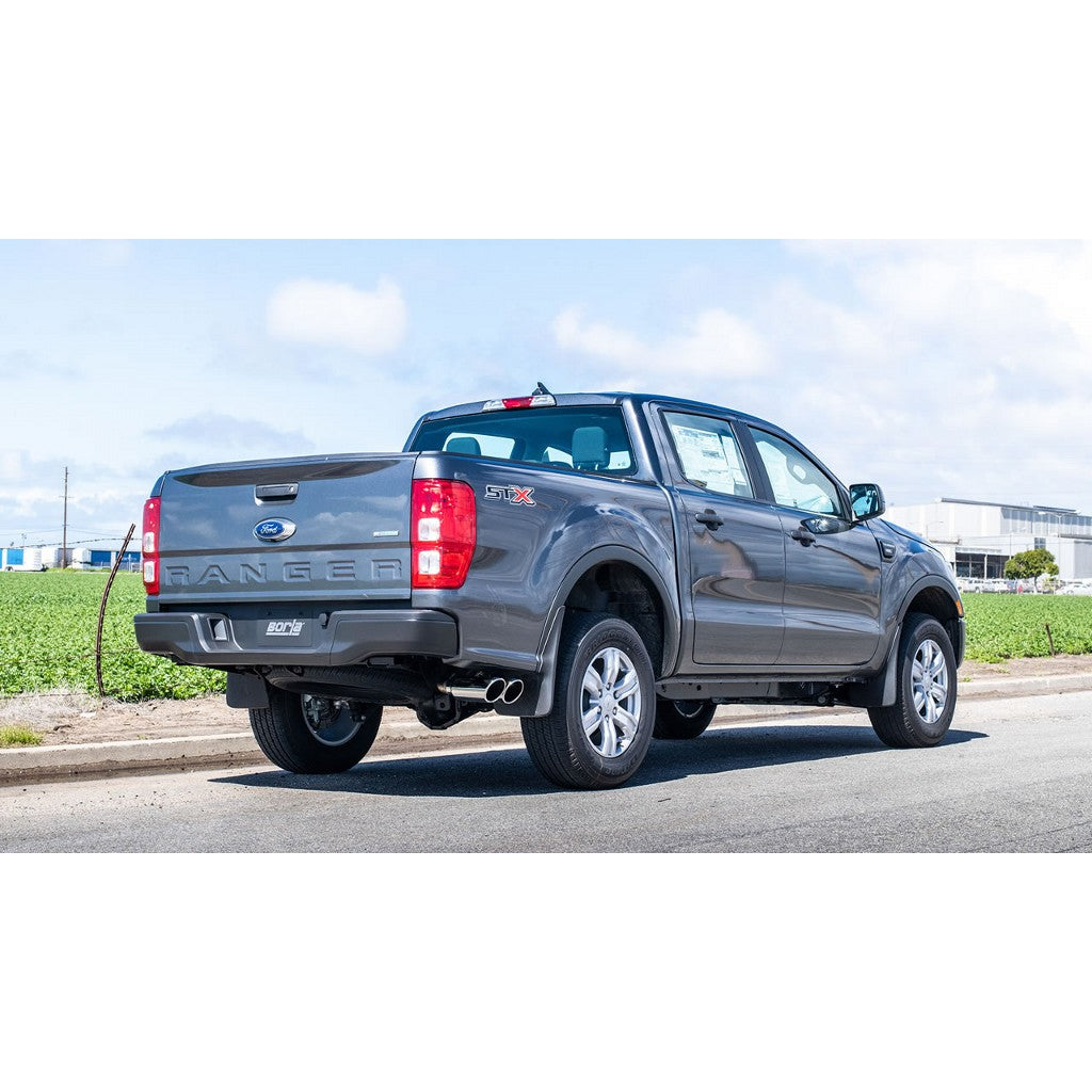 BORLA 140789 Cat-Back "S-Type" 2.75", 2.25" D RD RL AC 4" RD x 12" FORD RANGER XL, XLT, Lariat 2.3L i4 AT Photo-1