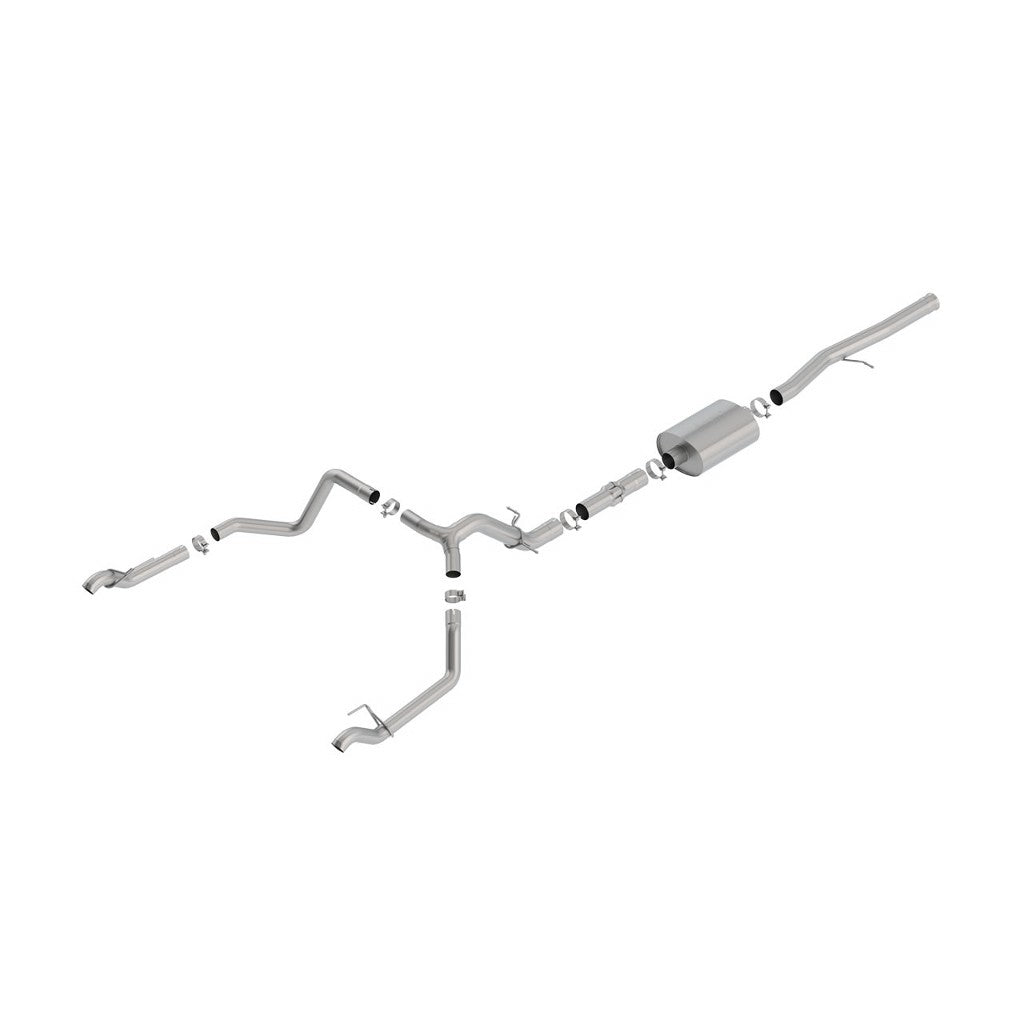 BORLA 140775 Cat-Back "ATAK" 3.5", 2.75 CHEVROLET SILVERADO 1500 6.2L V8 AT Photo-0
