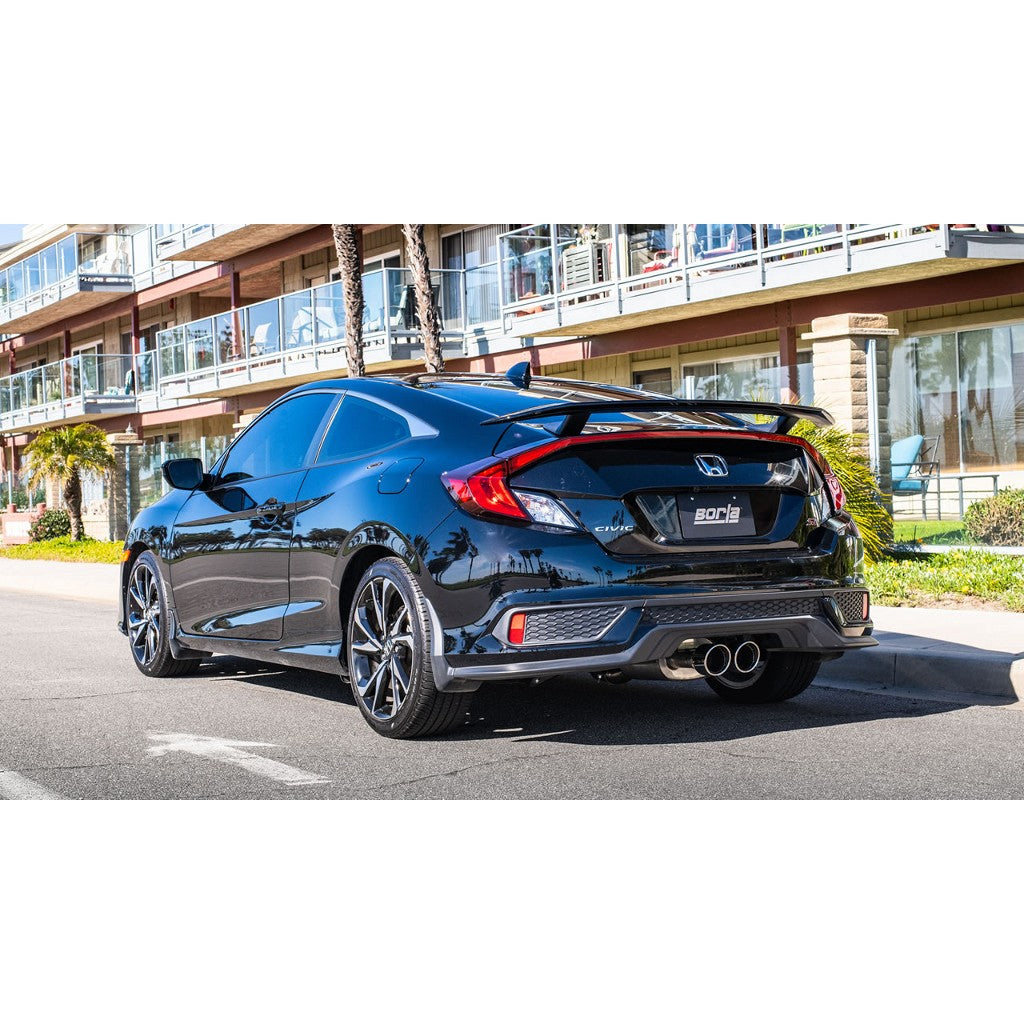 BORLA 140777 Cat-Back "S-Type" 2.75" D RD RL AC IC 4.25" RD x 6.13" HONDA CIVIC SI 1.5L Turbo MT FWD 2DR Photo-2