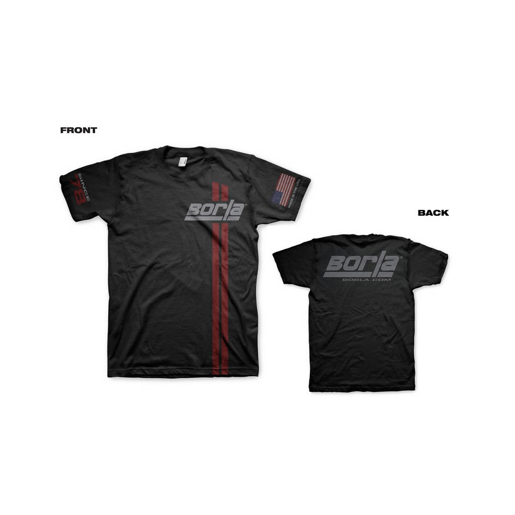 BORLA 21542 SINCE 78 T-SHIRT, MEN Black, Size Medium Photo-0