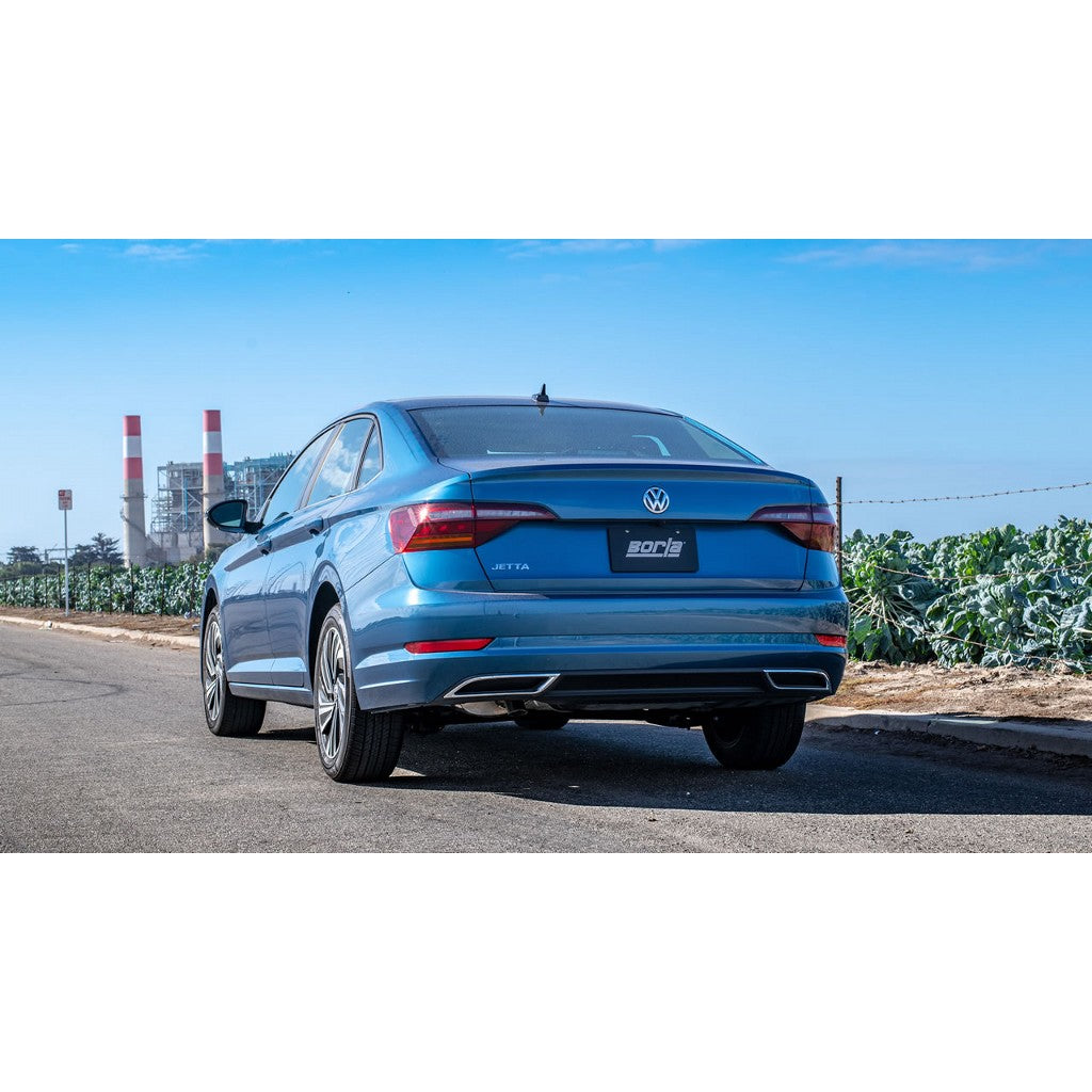 BORLA 140763 Cat-Back "S-Type" 2.5" S RD RD No Tip VW JETTA 1.4L AT / MT Photo-1