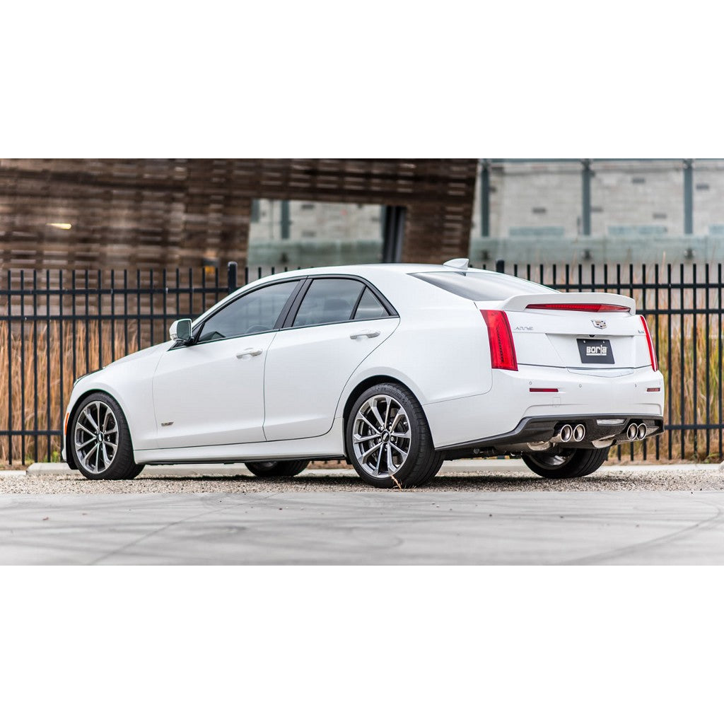 BORLA 140692 Cat-Back "S-Type" 2.75" D RD RL AC 4"RD x 6.25" CADILLAC ATS-V 3.6L TT V6 AT Photo-1