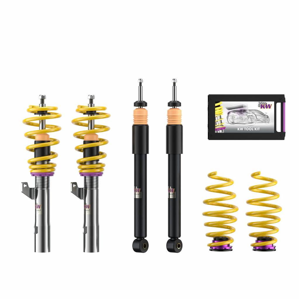KW 10280029 Coilover Kit INOX V1 AUDI A3; (8P) Photo-0