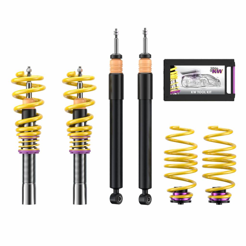 KW 15210075 Coilover Kit INOX V2 AUDI A4; (B8, B81) Photo-0