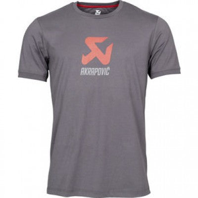 AKRAPOVIC 801221 T-shirt Men's Akrapovič Logo Grey L Photo-0