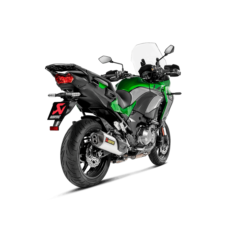 AKRAPOVIC S-K10SO22-HWT Slip-On Line (Titanium) Kawasaki Versys 1000 2019-2019 Photo-2