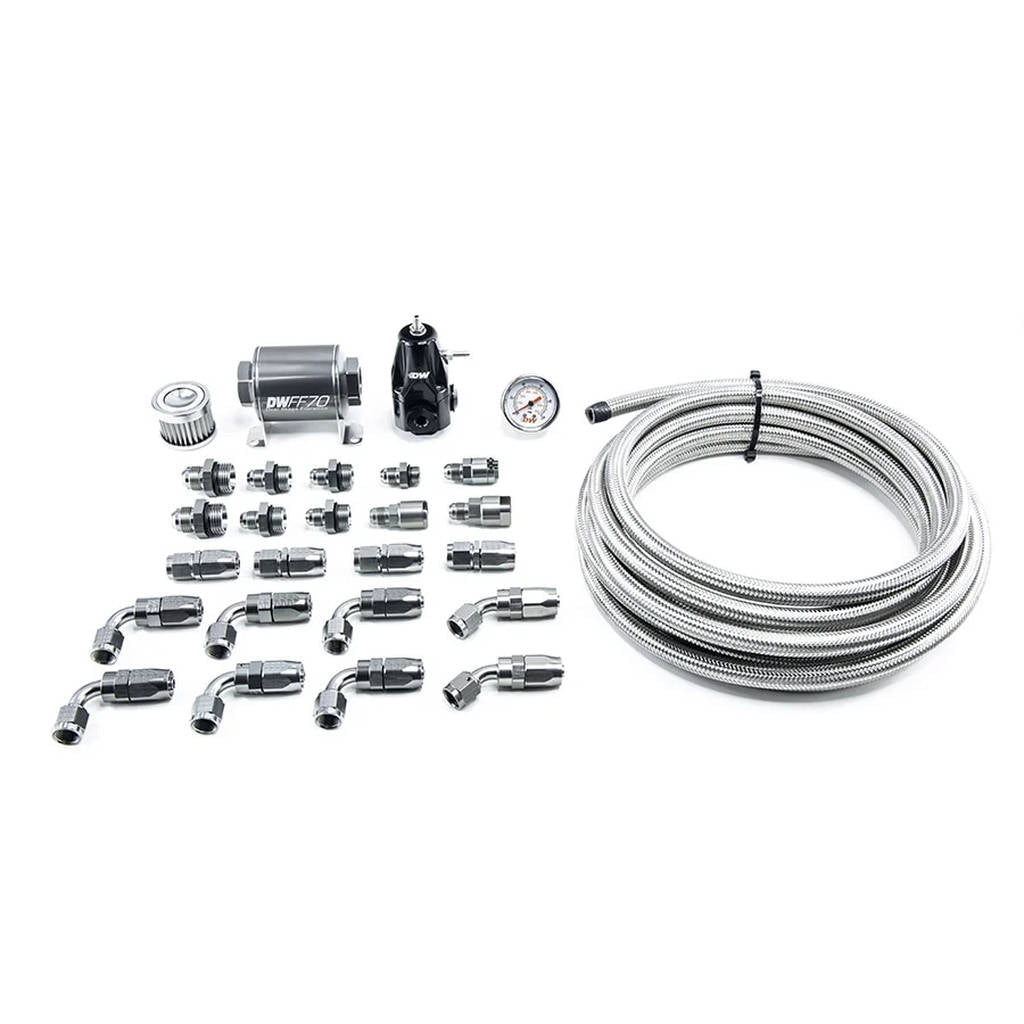 DEATSCHWERKS 6-607 DW400 Pump Module Return Plumbing Kit SS CPE for 2001-15 HONDA Civic Photo-0
