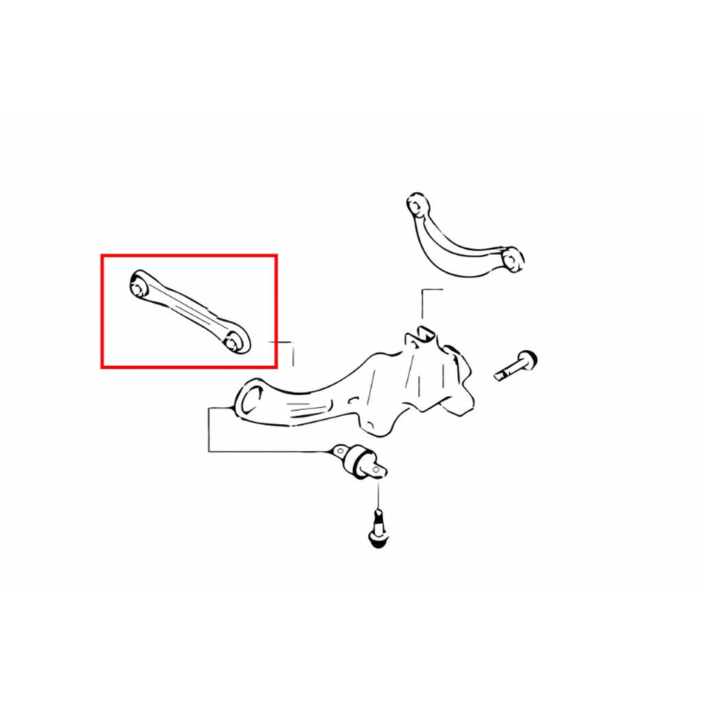 HARDRACE 6319-S FOCUS 96-05 /MAZDA 3 REAR TOE CONTROL ARM (PILLOW BALL) 2PCS/SET Photo-4