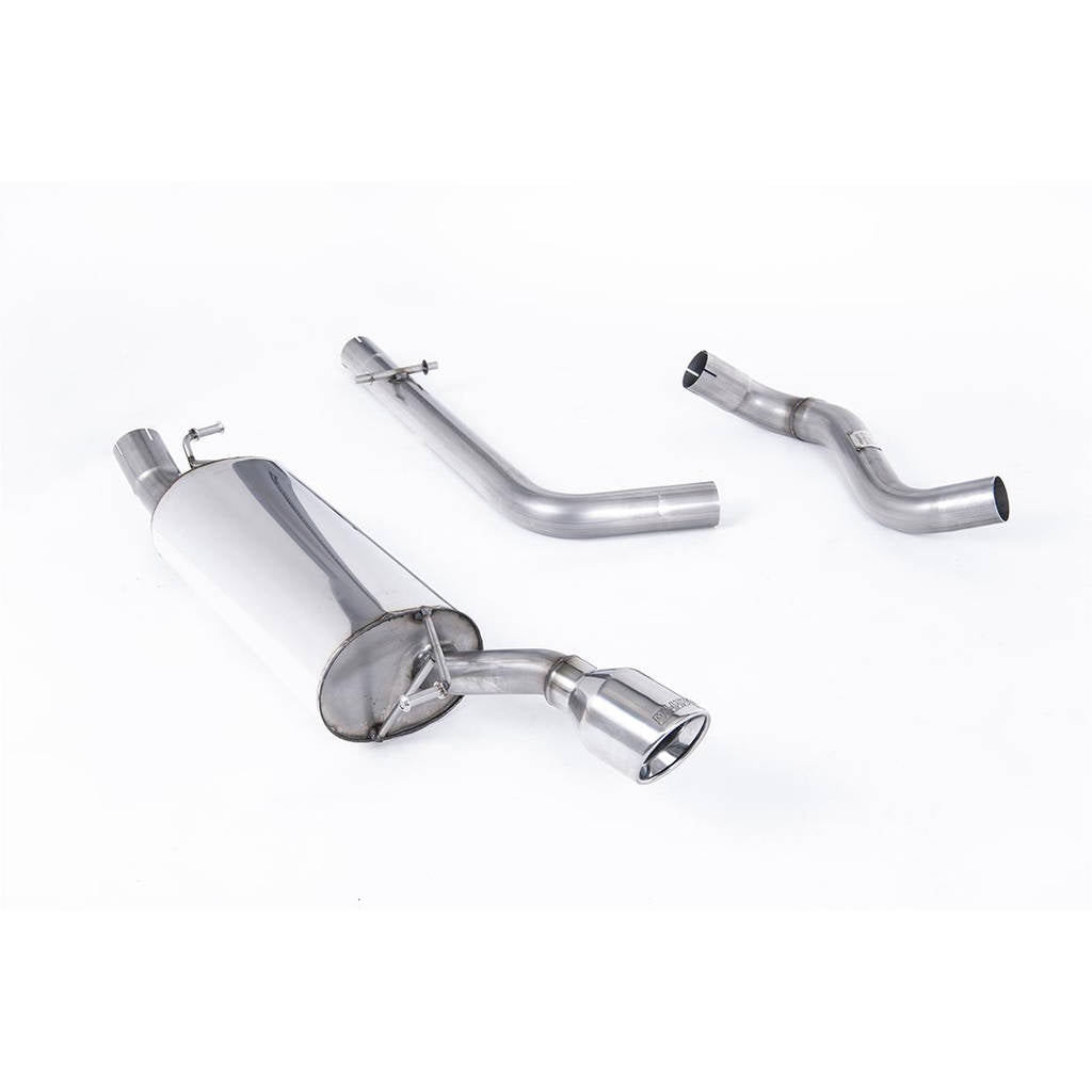 MILLTEK SSXAU148 Cat-back 100mm Jet AUDI TT 150/180 2WD Coupe & Roadster Photo-0