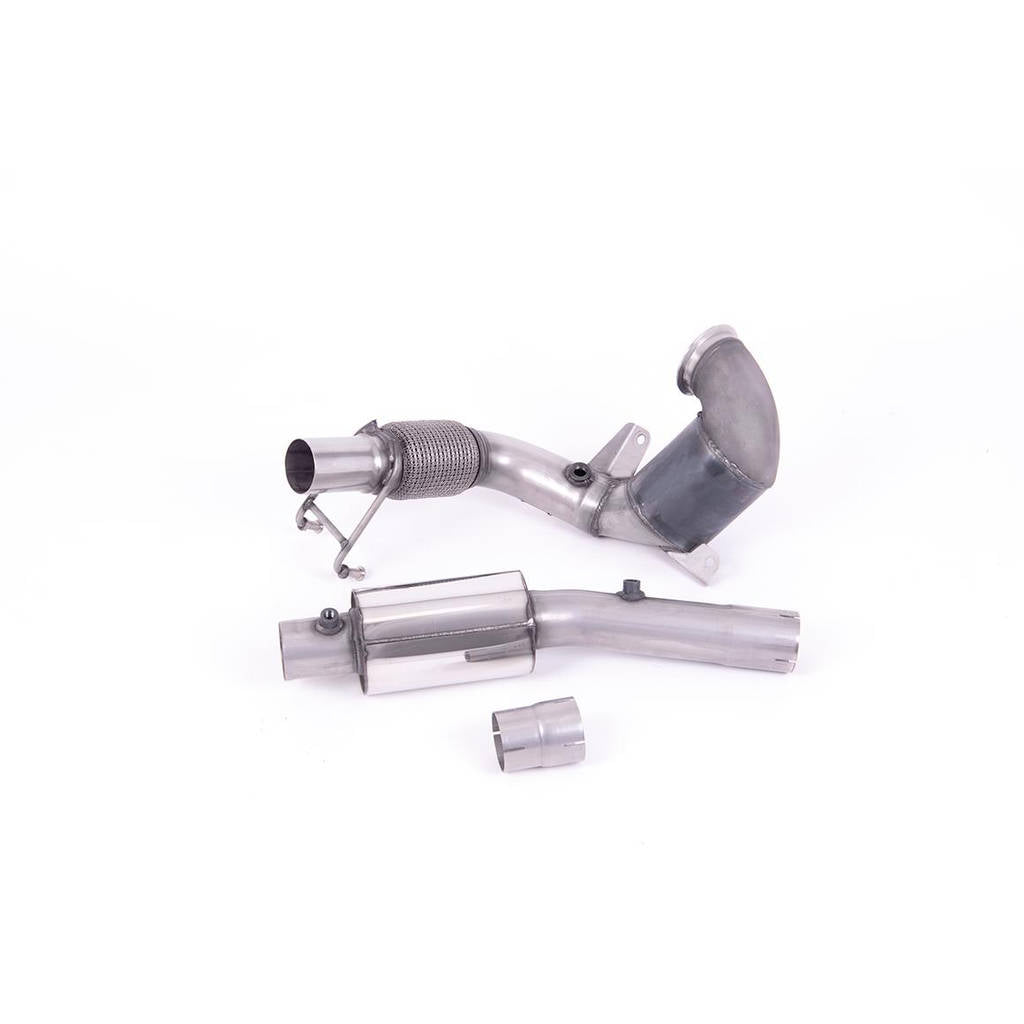 MILLTEK SSXVW552 Cast Downpipe with HJS High Flow Sports Cat AUDI A1 40TFSI 5 Door 2.0 (200PS) with OPF/GPF Photo-0