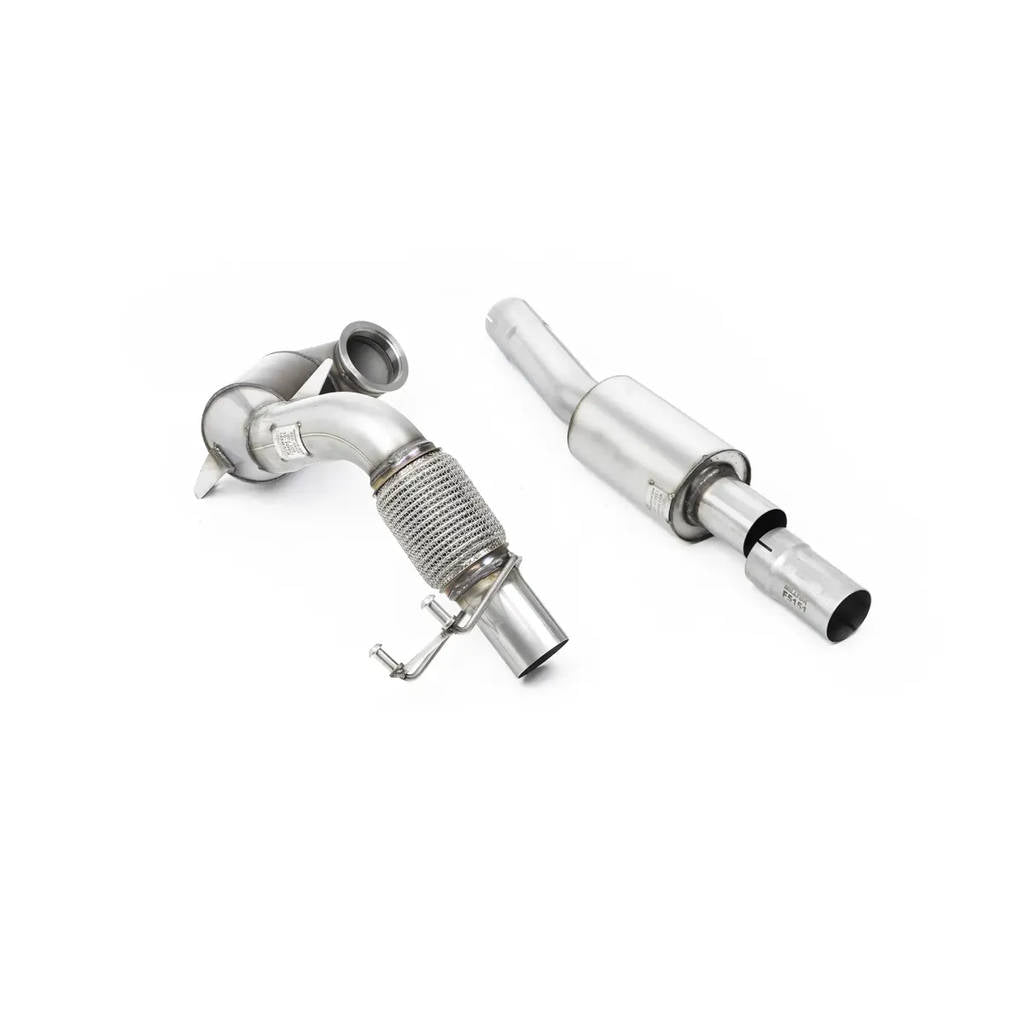 MILLTEK SSXVW569 Cast Downpipe with Race Cat VW Polo GTI 2.0 TSI (AW - 5 Door) - Non GPF/OPF Models Only Photo-0