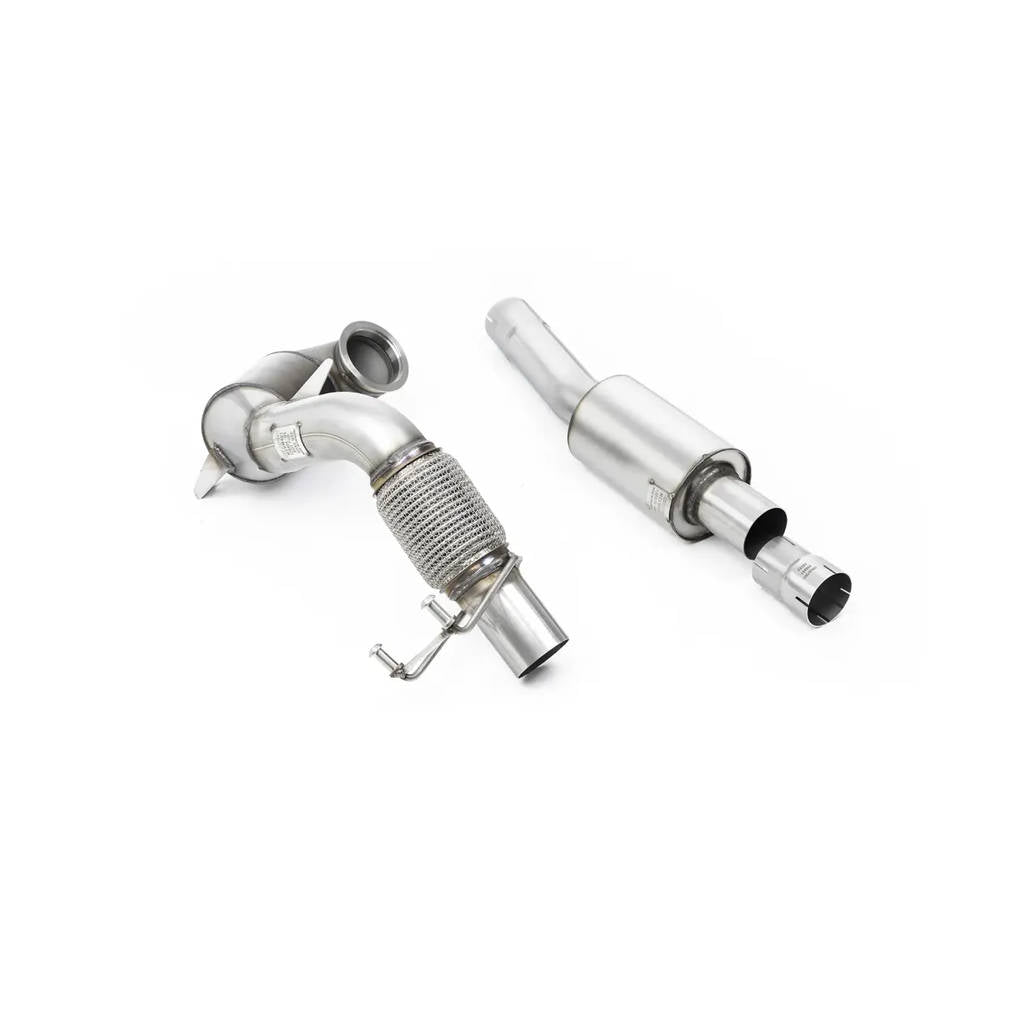 MILLTEK SSXVW570 Cast Downpipe with Race Cat VW Polo GTI 2.0 TSI (AW - 5 Door) - Non GPF/OPF Models Only Photo-0