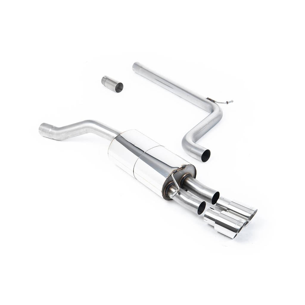 MILLTEK SSXVW556 Cat-back Twin 90mm GT90 VW Polo GTI 2.0 TSI (AW - 5 Door) - Non GPF/OPF Models Only Photo-0