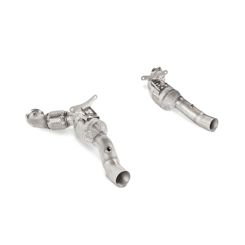 AKRAPOVIC L-FE/SS/2 Link Pipe Set w/o Cat (SS) FERRARI 488 GTB/488 Spider 2016-2019 Photo-0