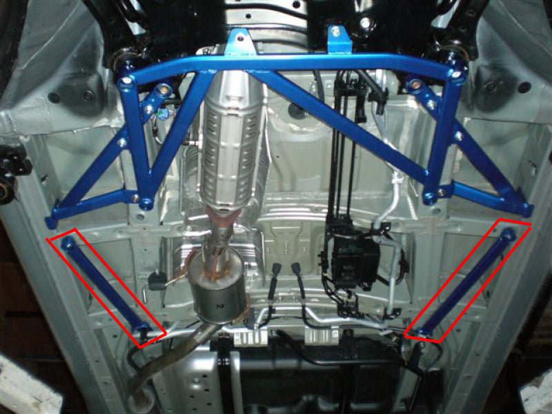 CUSCO 391 492 CS Power brace floor center side for HONDA Step Wagon (RG1/RG2/RG3) Photo-0