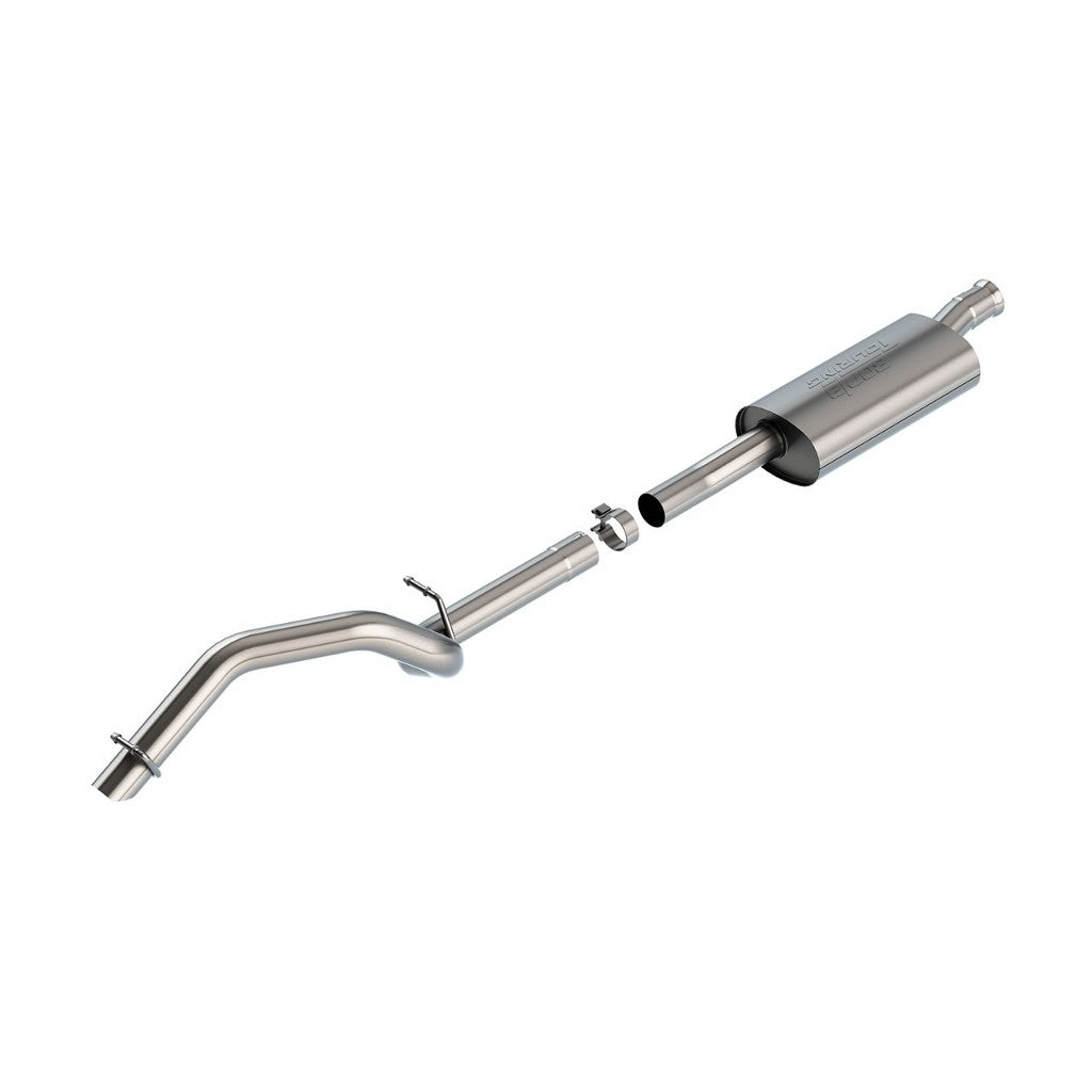 BORLA 140822 Exhaust System Cat-Back Touring, 2.75" (2.75" Turndown Tip) for JEEP Wrangler 2.0L (JLU) 2018- Photo-0