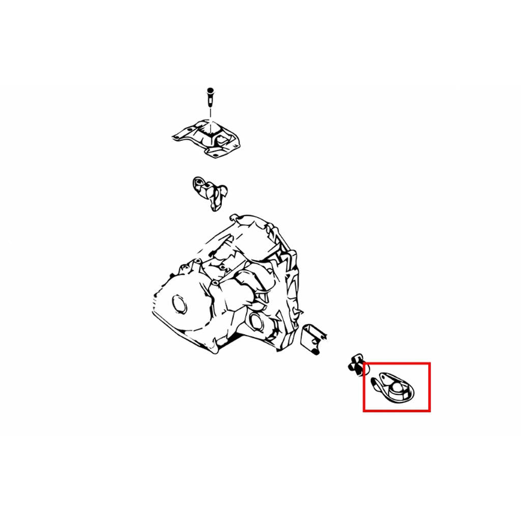 HARDRACE 6707 STREET HARDEN TRANSMISSION MOUNT REAR MAZDA 3 2.0/2.3 (STREET VERSION) Photo-1