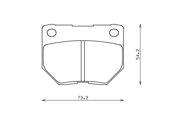 ENDLESS EP231MX72 Rear brake pads SUBARU IMPREZA WRX (GDA)/NISSAN S13/S14 Photo-0