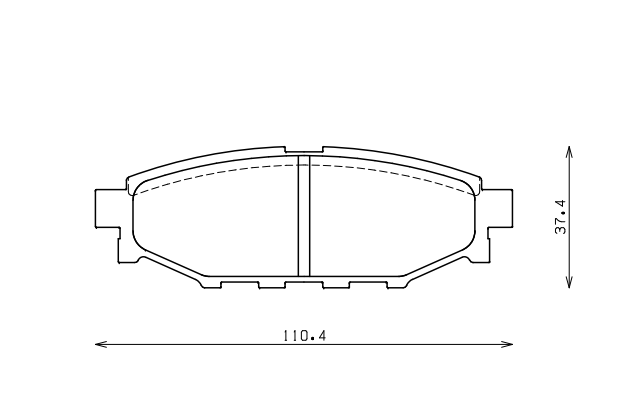 ENDLESS EP418MX72 Rear brake pads SUBARU BRZ/IMPREZA Outb.Sport/WRX (GH8)/LEGACY/OUTBACK Photo-0