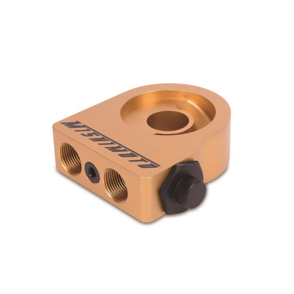 MISHIMOTO MMOP-SPT Oil Sandwich Plate with Thermostatic M20 Photo-1