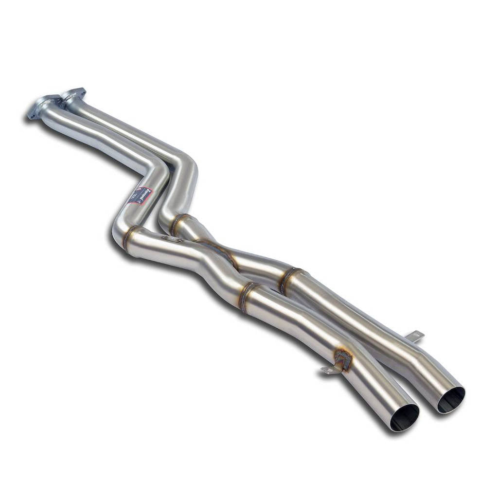SUPERSPRINT 787412 Catless (de-cat) front pipes for BMW E46 330i Photo-0
