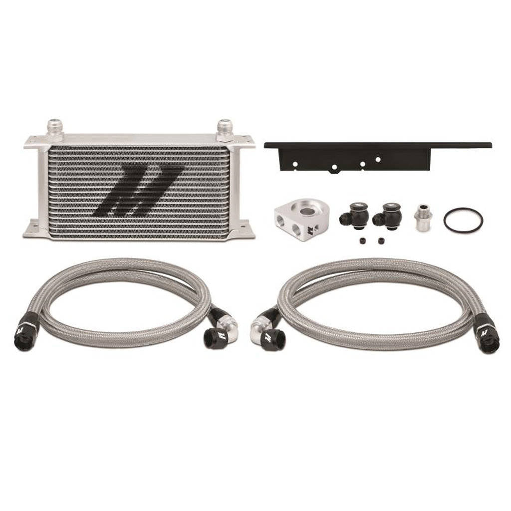 MISHIMOTO MMOC-350Z-03 Oil cooler kit for NISSAN Z33 350Z (Silver core with thermostat) Photo-7