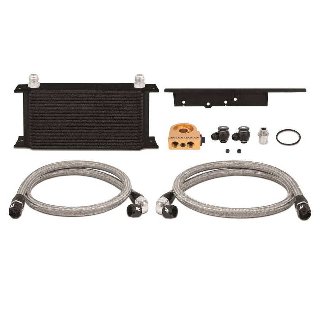 MISHIMOTO MMOC-350Z-03 Oil cooler kit for NISSAN Z33 350Z (Silver core with thermostat) Photo-9