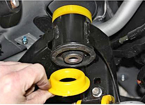 WHITELINE KDT922 Rear Subframe mount bushing Positive traction kit (inserts, locks subframe to body) SUBARU BRZ/TOYOTA GT86 Photo-1