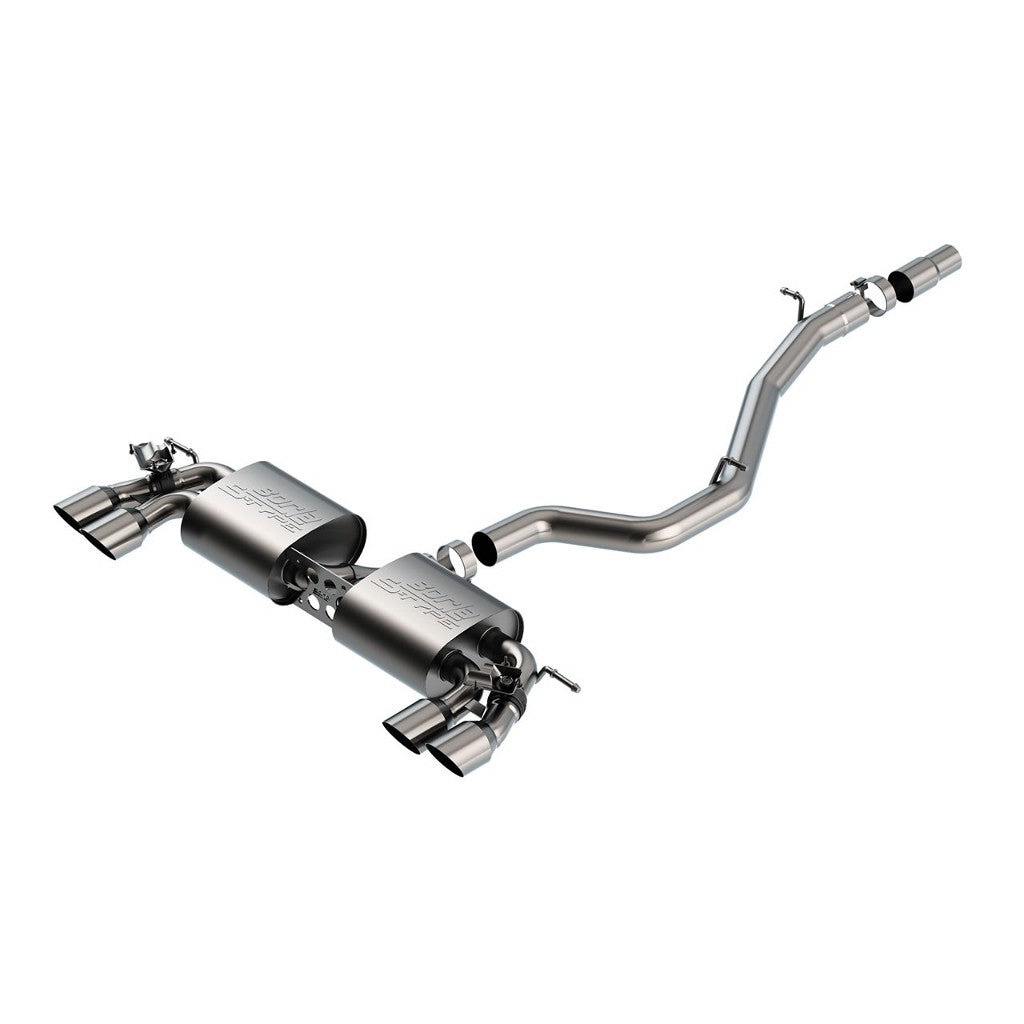 BORLA 140830SB Cat-Back Exhaust S-Type Golf R MK7.5 2018-2019 Photo-0