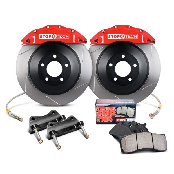 STOPTECH 82.874.6D00.71 BBK 1PC ROTOR, FRONT SLOTTED 380X35/ST65 RED TOYOTA LAND CRUISER '08 Photo-0
