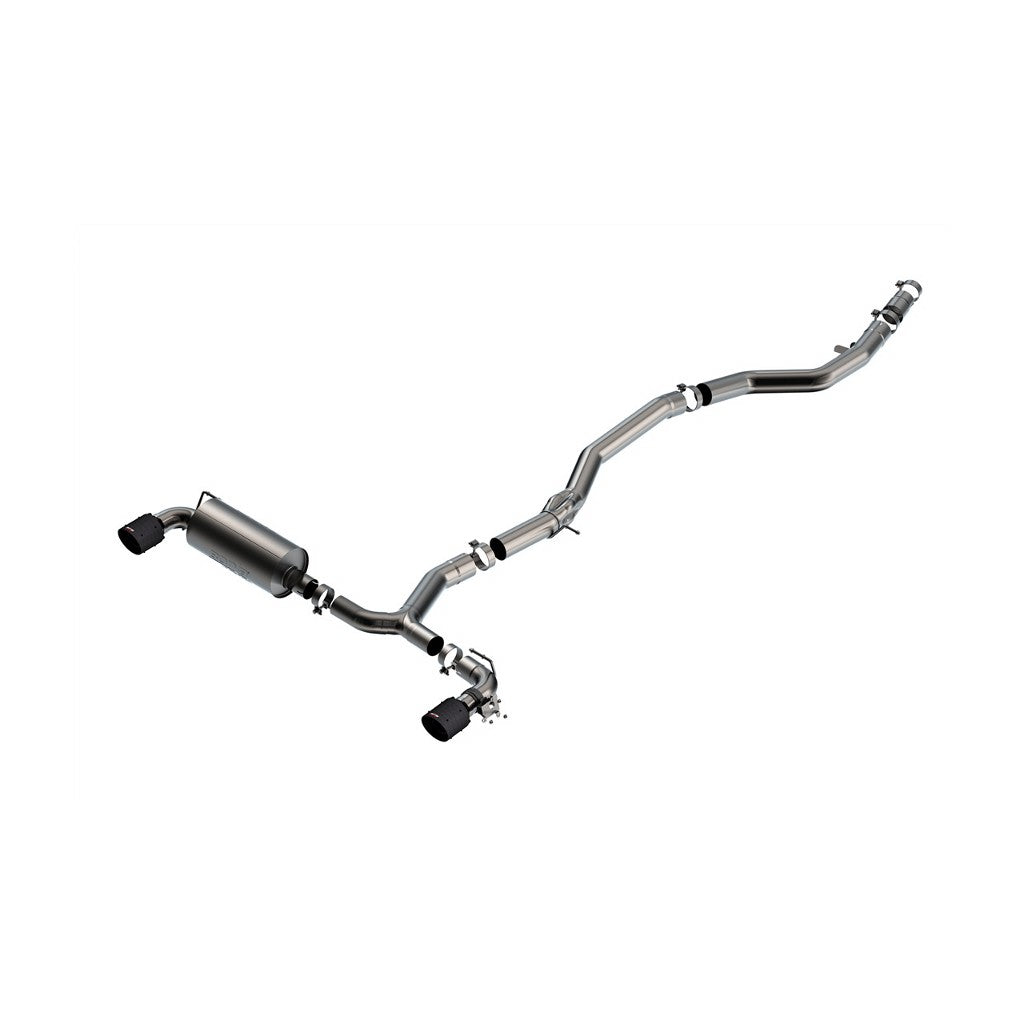 BORLA 140826CFBA Exhaust System with Carbon Tips for TOYOTA Supra 3.0L 2020 Photo-0