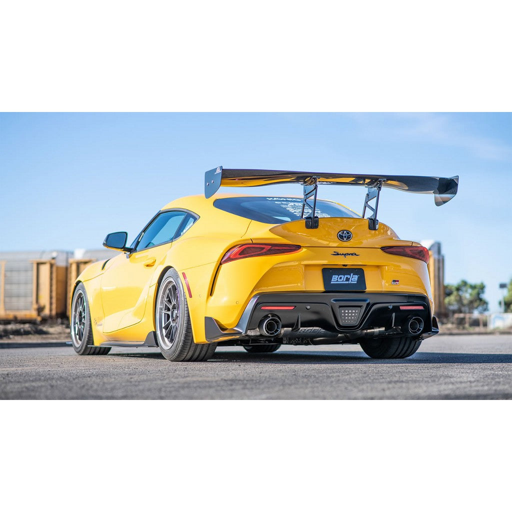 BORLA 140826CFBA Exhaust System with Carbon Tips for TOYOTA Supra 3.0L 2020 Photo-1