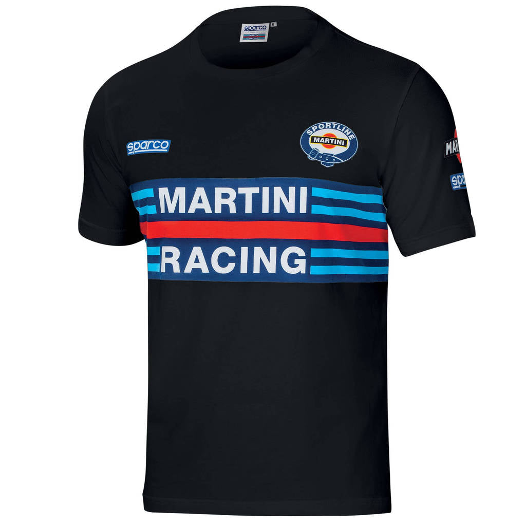 SPARCO 01274MRNR0XS NDIS T-SHIRT MARTINI-R TG XS NERO size XS Photo-0