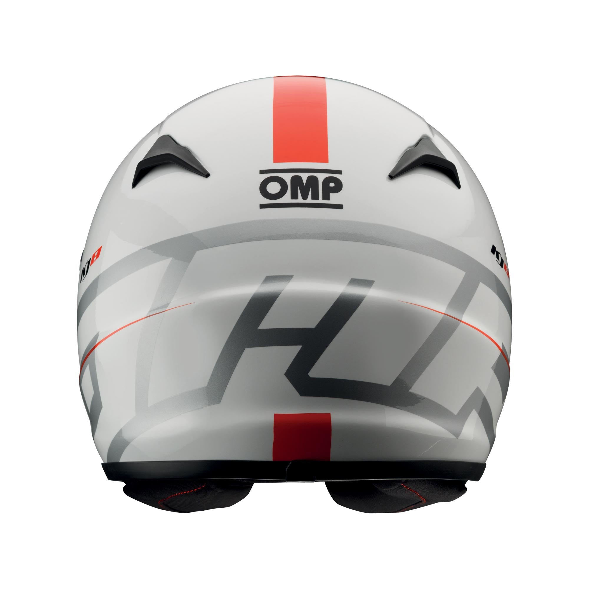 OMP SC0-0790-B01-020-L Full-Face Karting Helmet KJ8 Evo CMR, White (Iridium Visor), Size L Photo-2