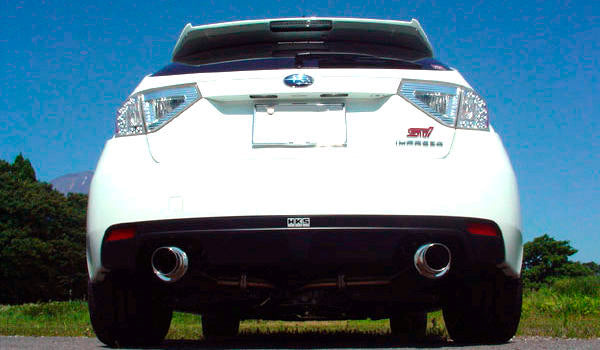 HKS 31019-AF026 SS Hiper Muffler Subaru Impreza GRB/GRF 2007/10~ EJ20/EJ25 Photo-1