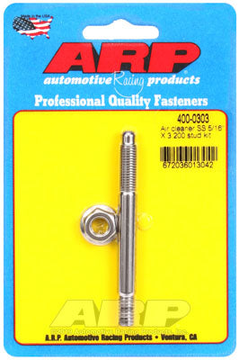 ARP 400-0303 Air Cleaner Stud Kit 5/16" x 3.200 SS Photo-0