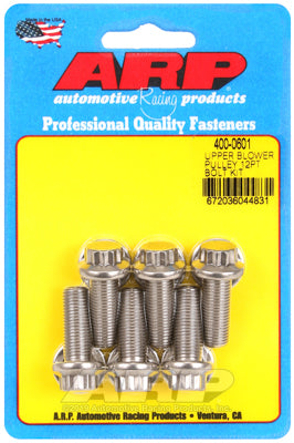 ARP 400-0601 Upper Blower Pulley Bolt Kit for 12pt Photo-0