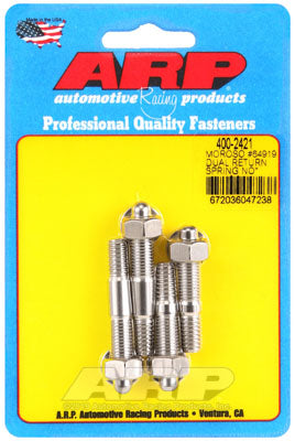 ARP 400-2421 Carburetor Stud Kit No spacer with Moroso #64919 return spring kit. ARP Stainless. hex Photo-0