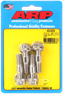 ARP 400-8008 Accessory Stud Kit M10 X 1.25/1.50 X 48mm. SS. 4 pieces Photo-0
