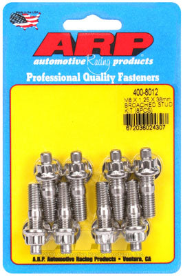 ARP 400-8012 Accessory Stud Kit M8 X 1.25 X 38mm. broached. 8 pieces Photo-0